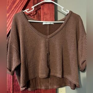 NWT cropped blouse